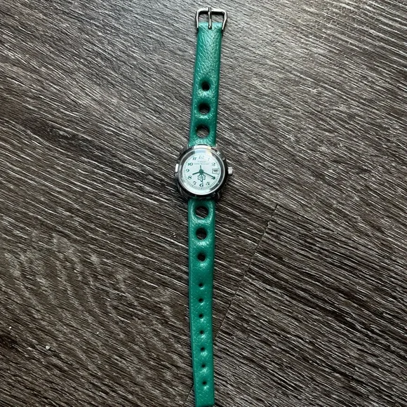 Vintage Green Girl Scouts by Timex Mechanical WindUp Ladies/Girls Watch EUC rare - Picture 6 of 6